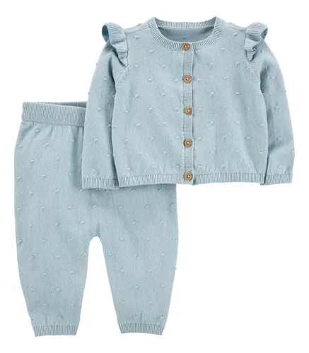 comprar Set 2 Piezas De Algodón, Pantalón Y Saco Con Volados Carte