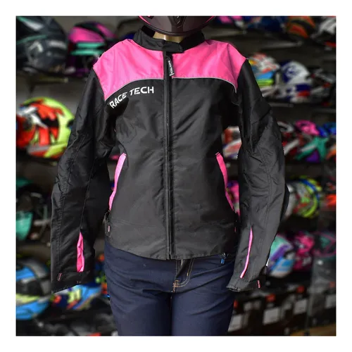 Jaqueta Feminina P/ Moto Frio Race Tech Fast Lady Proteção