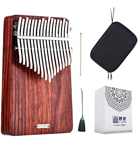 Lingting Kalimba 17 Teclas Thumb Piano Mbira Finger Piano Gi