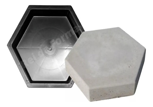05 Forma Bloquete Sextavado 25x25x8 Molde Bloco De Cimento