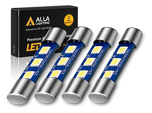 Alla Lighting 4pcs Extremely Super Bright 6000k Xenon White