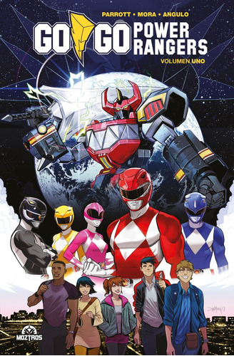 Go Go Power Rangers Vol. 1, De Ryan Parrot. Serie Power Rangers, Vol. 1. Editorial Moztros, Tapa Blanda, Edición 1 En Español, 2023