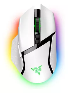 Razer Basilisk V3 Pro - Mouse ergonômico para jogos sem fio colorido branco