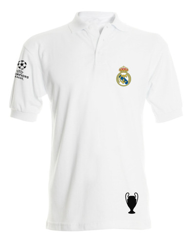 Camiseta Tipo Polo Real Madrid Futbol T-shirt Polo 