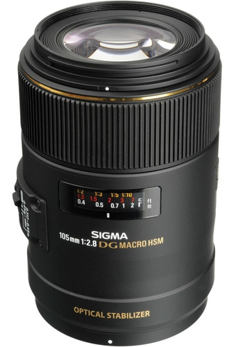 Lente Sigma 105mm F2.8 Macro Canon Bis 4 Años Gtía. Oficial