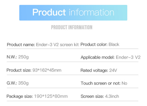 Impresora 3d Con Pantalla Táctil Creality Color 3d Interface