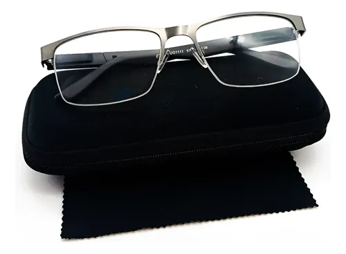 Óculos Leitura Metal Fio Nylon Com Grau Para Perto Descanso