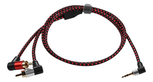 Adaptador De Audio Auxiliar De 3,5mm A Cable Divisor 1 Metro