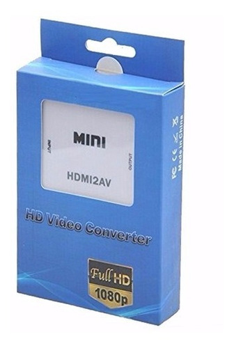 Hdmi A Rca Convertidor De Señal 1080p Hd, Tv Pc Laptop