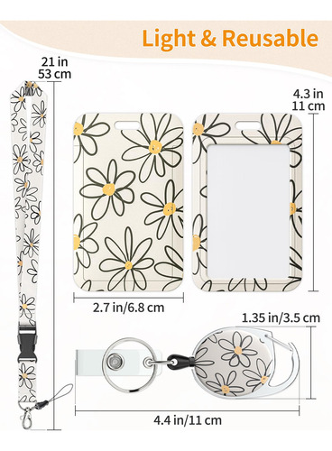Soporte Para Insignias De Flores Blancas Con Carrete
