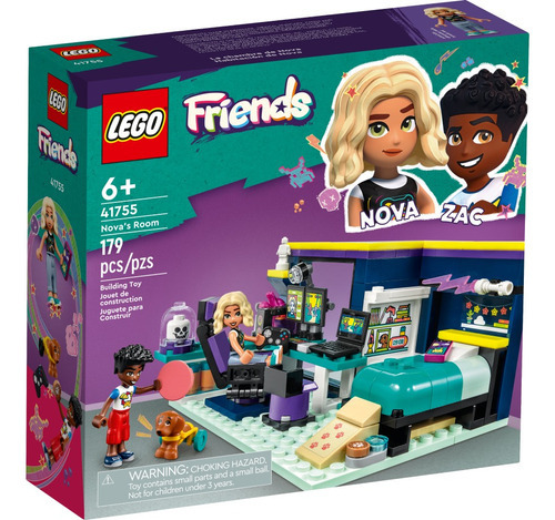 Set Lego® Friends 41755 Habitación De Nova (179 Piezas)