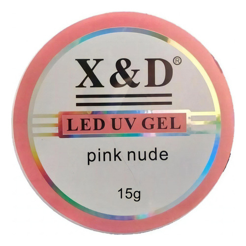 Gel Pink Nude Led Uv X&d 15g Para Unhas Gel E Acrigel