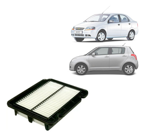 Filtro De Aire Para Chevrolet Aveo 04-16, Suzuki Swift 04-10