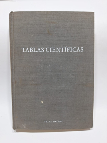 Antiguo Libro Tablas Cientificas 1965 Konrad Diem Le819