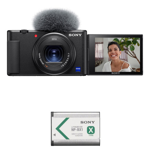 Camara Sony Zv1 Vlog 4k Hdr, Batería Np-bx1 Gratis