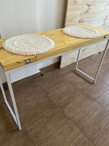 Imagen 4 de 10 de Mesa Comedor Libro Extensible Plegable