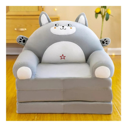 Sofá Plegable For Niños Pequeños, Sillón, Funda Lavable