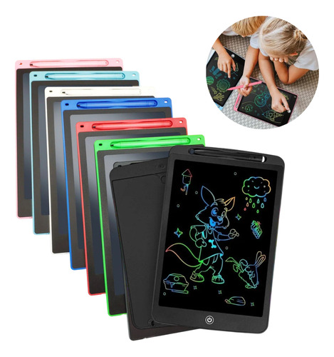 35 Pizarra Mágica Lcd Niños Tableta Multicolor 8'5 Mayoreo Surtido