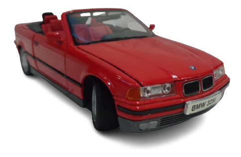 Bmw 325i Convertible Auto Carro De Metal A Escala 1/18