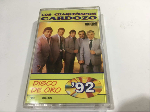 Los Chaqueñisimos Cardozo Disco De Oro 92 Cassette Nuevo