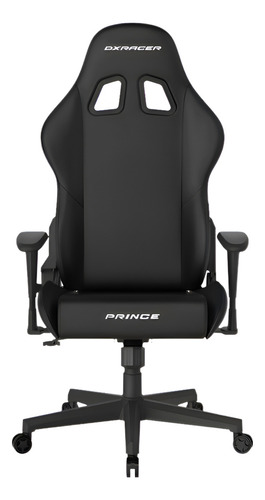 Silla Dxracer Prince Ergonomica Color Negro Material Del Tapizado Cuero Sintético