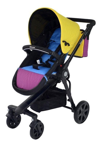 Carriola de paseo Bloom 4PRO multicolor con chasis color negro