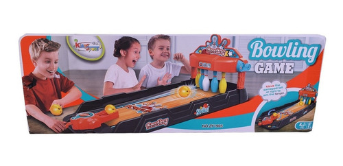 Juego De Bowling Bolos De Mesa 60 Cm Con Lanzador