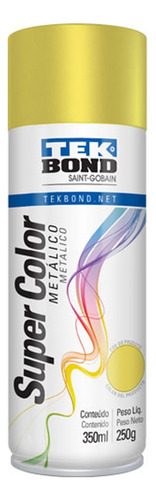 Aerosol Pintura Metalico Dorado + Secado Rapido 200ml/140gr