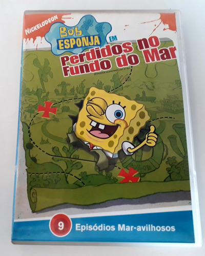 Dvd Bob Esponja Em Perdidos No Fundo Do Mar