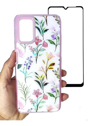 Funda Tornasol+ Cristal 5d Para Samsung A02s, A52, A72