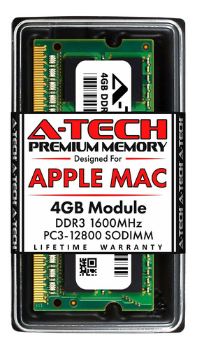 A-tech 4 Gb De Ram Para Apple Macbook Pro (mediados De 2012)