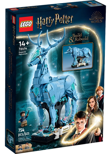 Lego Harry Potter 76414 2 Em 1 Expecto Patronum - Quantidade De Peças 754