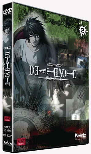 Death Note Vol.2 - Dvd - Novo - 4 Episódios