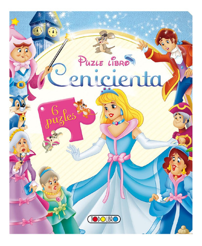 Libro 6 Puzzles Cenicienta - Espacio Regalos