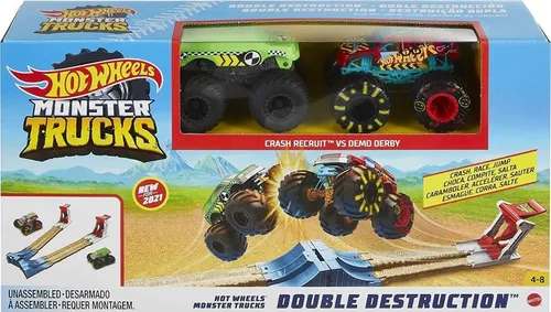 Pista Hot Wheels Monster Trucks Arena Smashers Desafio do Giro