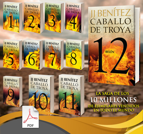 J. J. Benítez - Saga Caballo De Troya - 12 Libros + Regalo