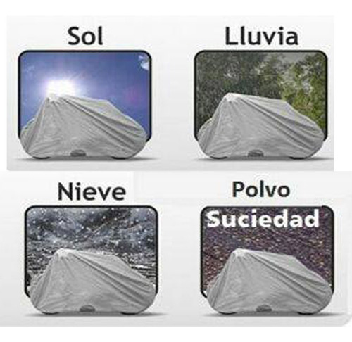 Imagen 7 de 9 de Funda Cubre Bicicleta Alta Proteccion Rodado Grande Superior