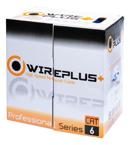 Bobina Utp Wireplus Cat6 305m