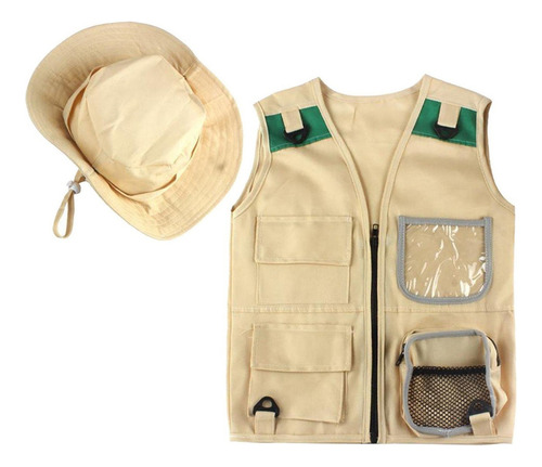 Kit Outdoor Explorer, Chaleco Cargo Y Traje