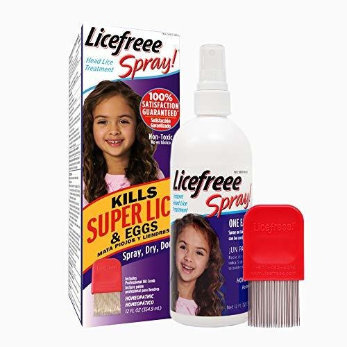 Licefreee Spray, Cabeza Tratamiento De Los Piojos Para Niños