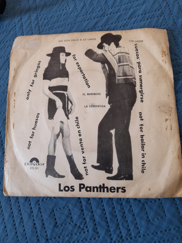 Vinilo Single De Los Panthers Los Lagos(i31