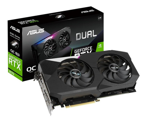 Placa de vídeo Nvidia Asus  Dual GeForce RTX 30 Series RTX 3070 DUAL-RTX3070-O8G-V2 OC Edition 8GB