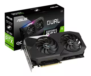 Placa de vídeo Nvidia Asus Dual GeForce RTX 30 Series RTX 3070 DUAL-RTX3070-O8G-V2 OC Edition 8GB