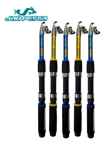 Kit De Pesca Triplo Vara + Molinete Albatroz