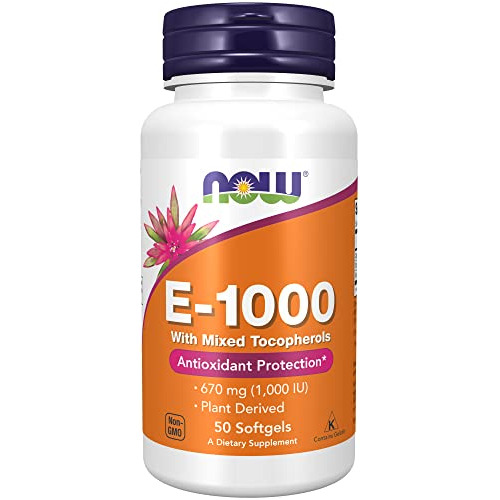 Ahora Suplementos, Vitamina E-1,000 Iu Tocoferols R6f6x