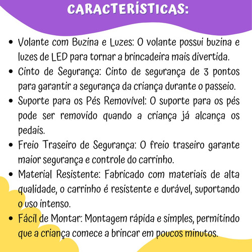 Super Banjipe Reclinável Com Capota Passeio E Pedal
