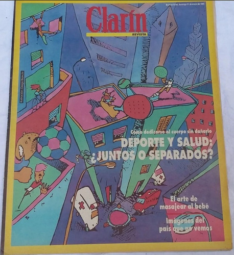 Revista Clarin Ene 93 Jl Guerra Modaton Weich Etiquet Gardel