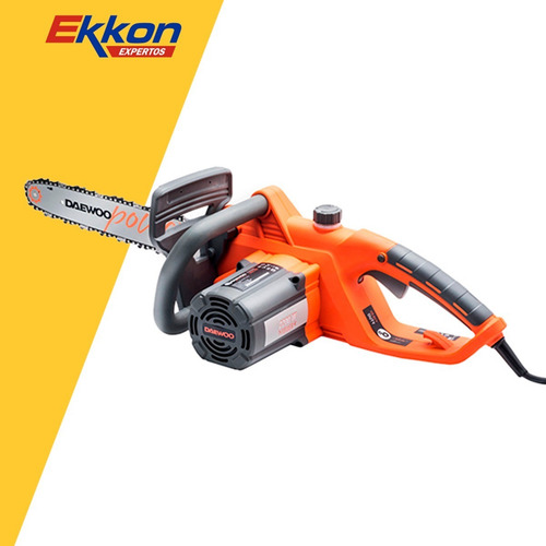 Imagen 3 de 10 de Motosierra Electrica Electrosierra Daewoo 2200w Espada 40cm