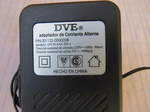 Fuente 9v 1000ma Alterna Compatible Con Sangean Ats - 909x
