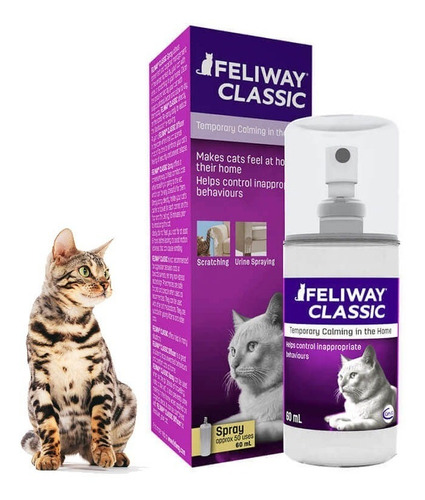 Feliway Classic Spray 60 Ml Calmante Para Gatos